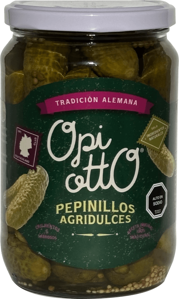 Pepinillos agridulces 690 GR OPI OTTO - OPI OTTO - Aldea Nativa