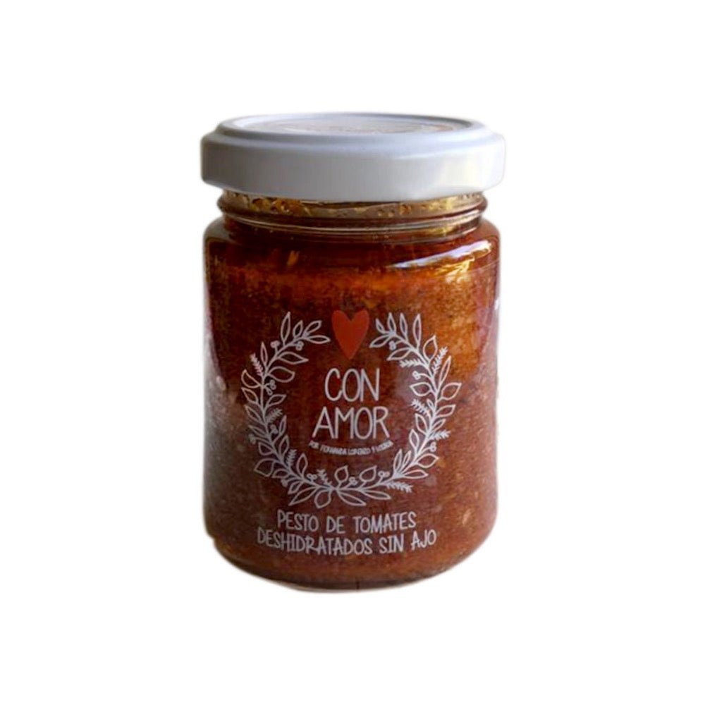 Pesto de Tomates deshidratados con Almendras con Amor 130 Gr - CON AMOR - Aldea Nativa