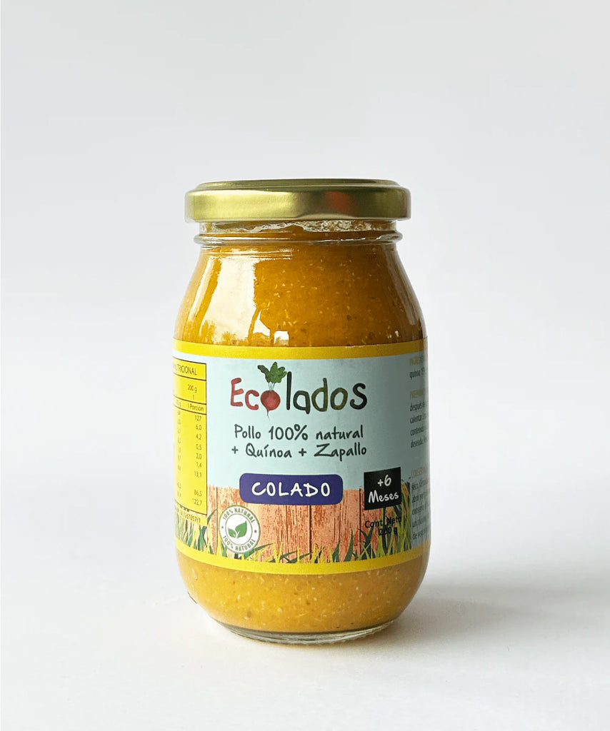 Picado Pollo 100% Natural con Quinoa y Zapallo200 GR ECOLADOS