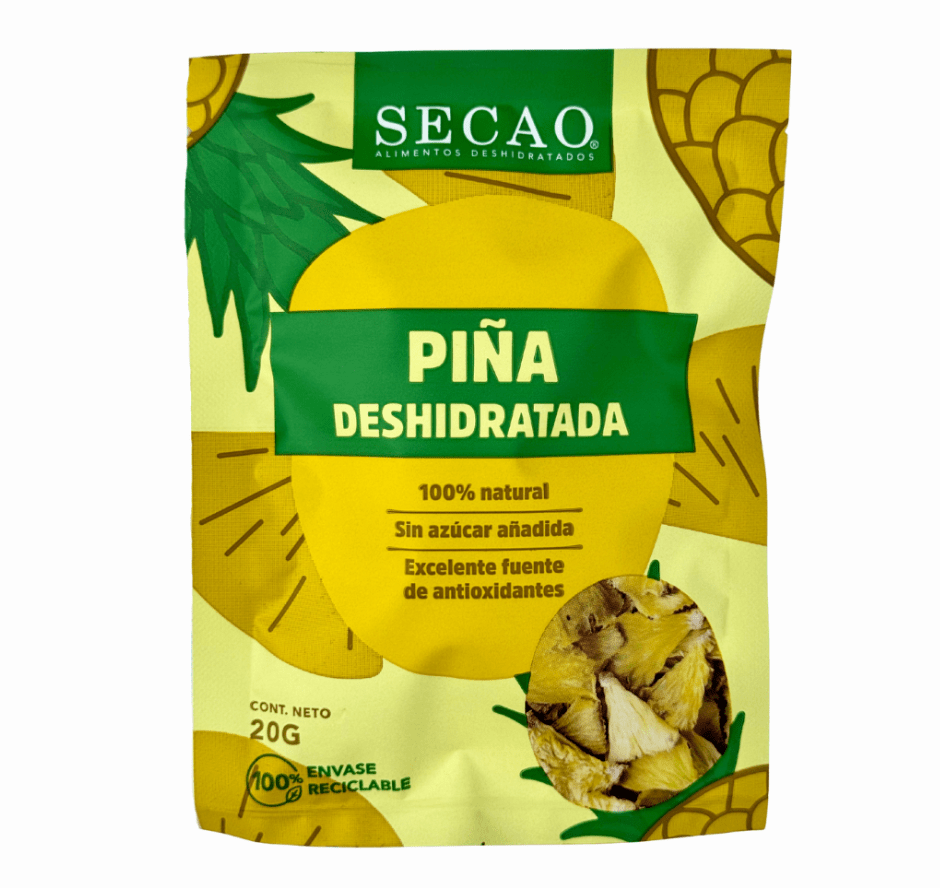Piña deshidratada 20 GR SECAO - SECAO - Aldea Nativa