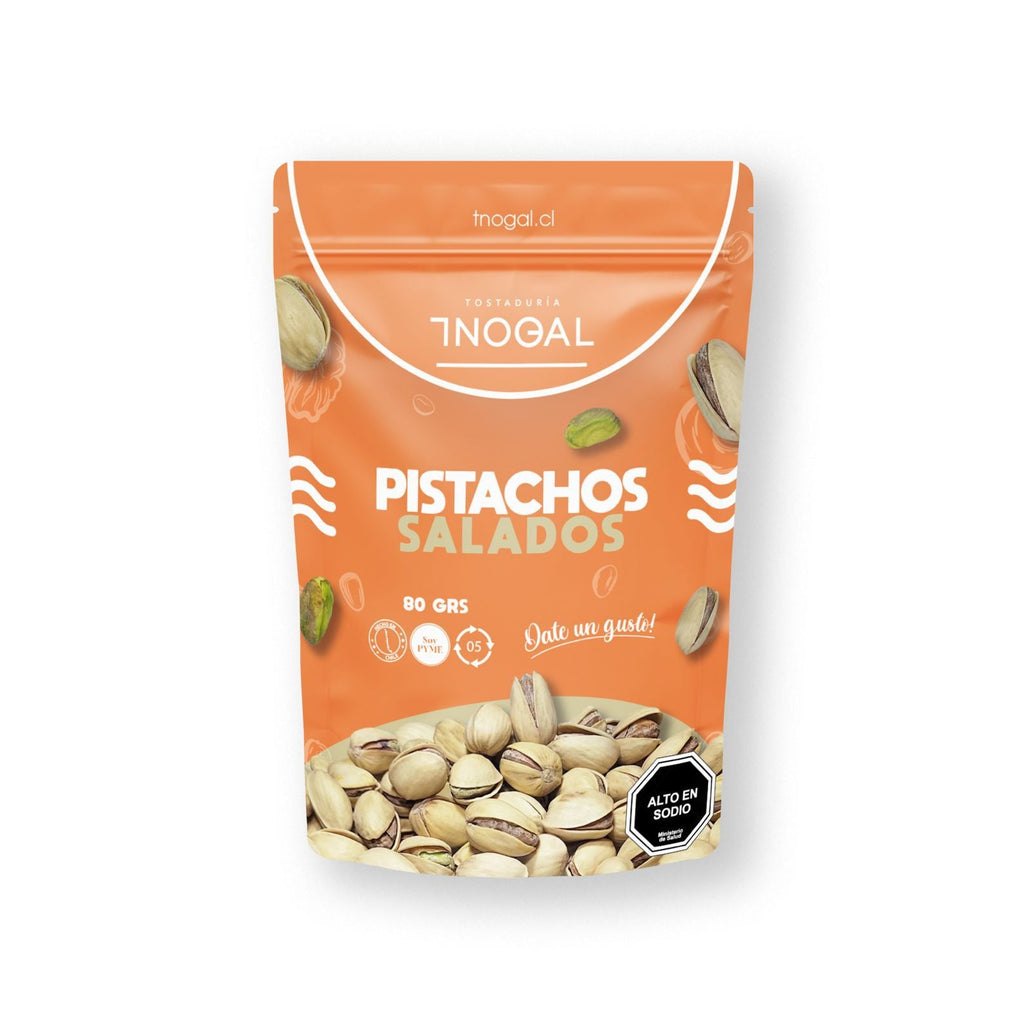 Pistachos con cáscara con sal 80 gr El Nogal - El NOGAL - Aldea Nativa