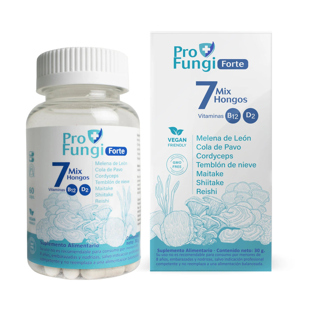 Pro fungi Forte caja 60 cap Bioswisslab - BIOSWISSLAB - Aldea Nativa