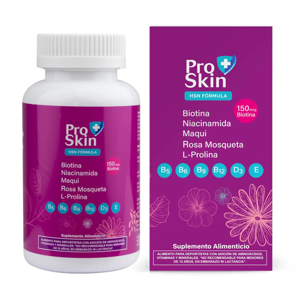 Pro Skin caja 60 cap Bioswisslab - BIOSWISSLAB - Aldea Nativa