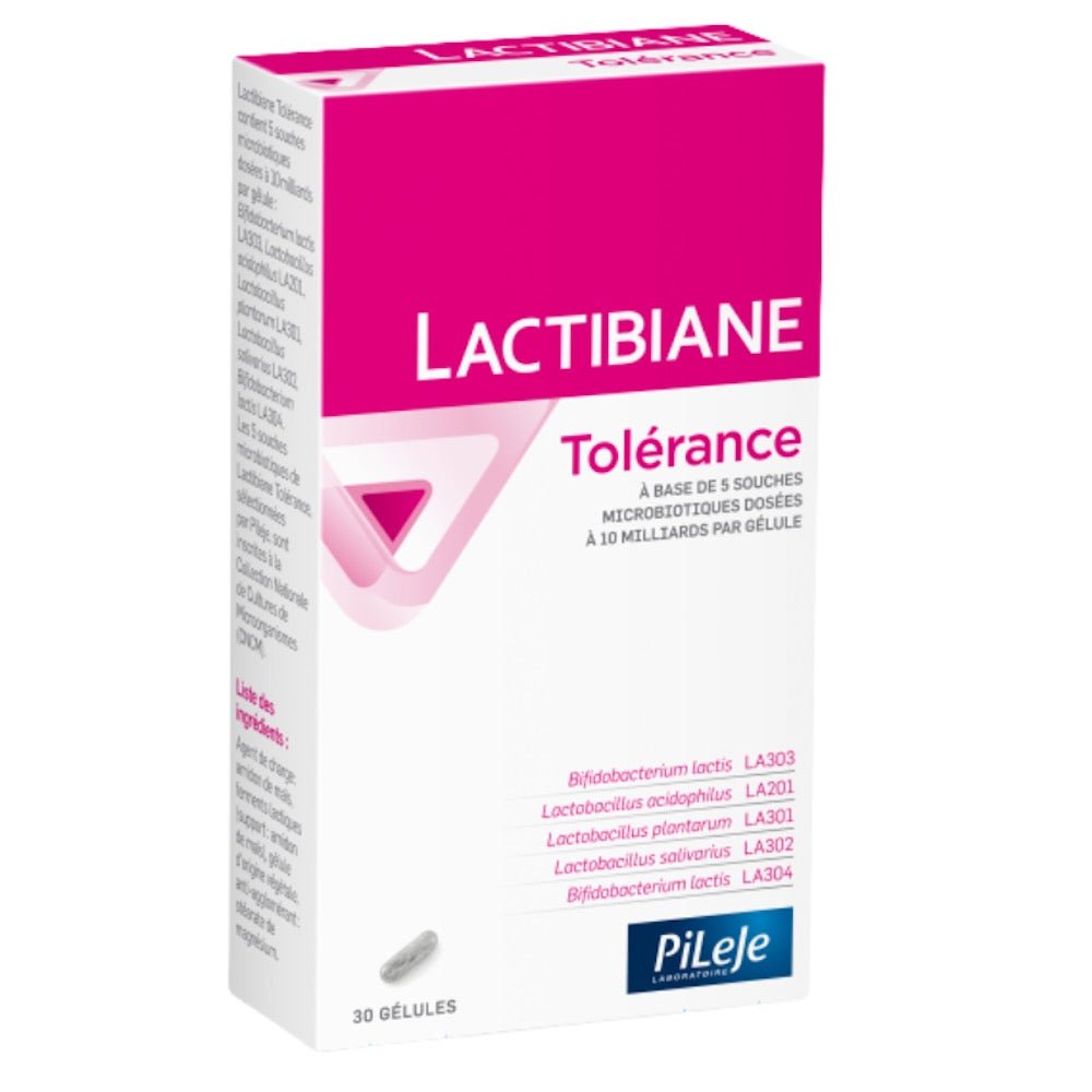 Probiotico Lactibiane Tolerance Pileje 30 Cap - PILEJE - Aldea Nativa