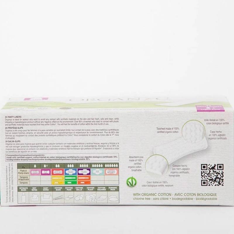 Protector Diario Normal Organyc 24 Un - ORGANYC - Aldea Nativa