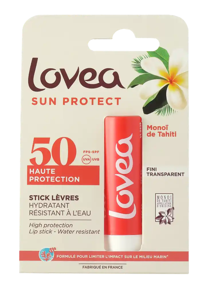 Protector Labial Stick FPS50 Monoi de Thaiti 4 GR LOVEA
