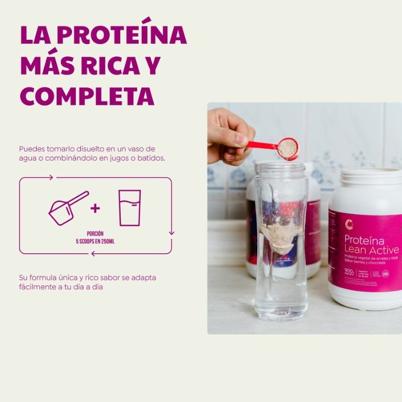 Proteina Lean Active Cacao Berries Cascara Foods 900 Gr - CASCARA FOODS - Aldea Nativa