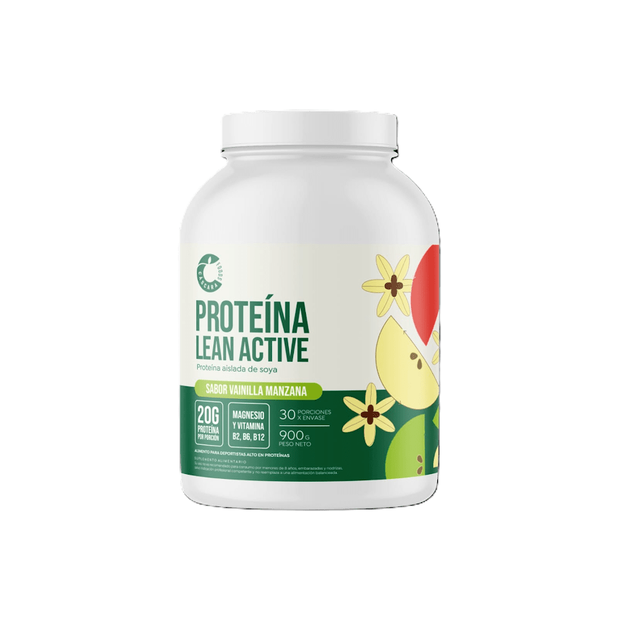 Proteina Lean Active Vainilla Manzana Cascara Foods 900 Gr - CASCARA FOODS - Aldea Nativa