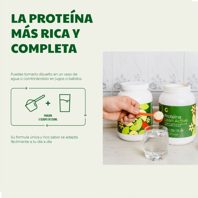 Proteina Lean Active Vainilla Manzana Cascara Foods 900 Gr - CASCARA FOODS - Aldea Nativa