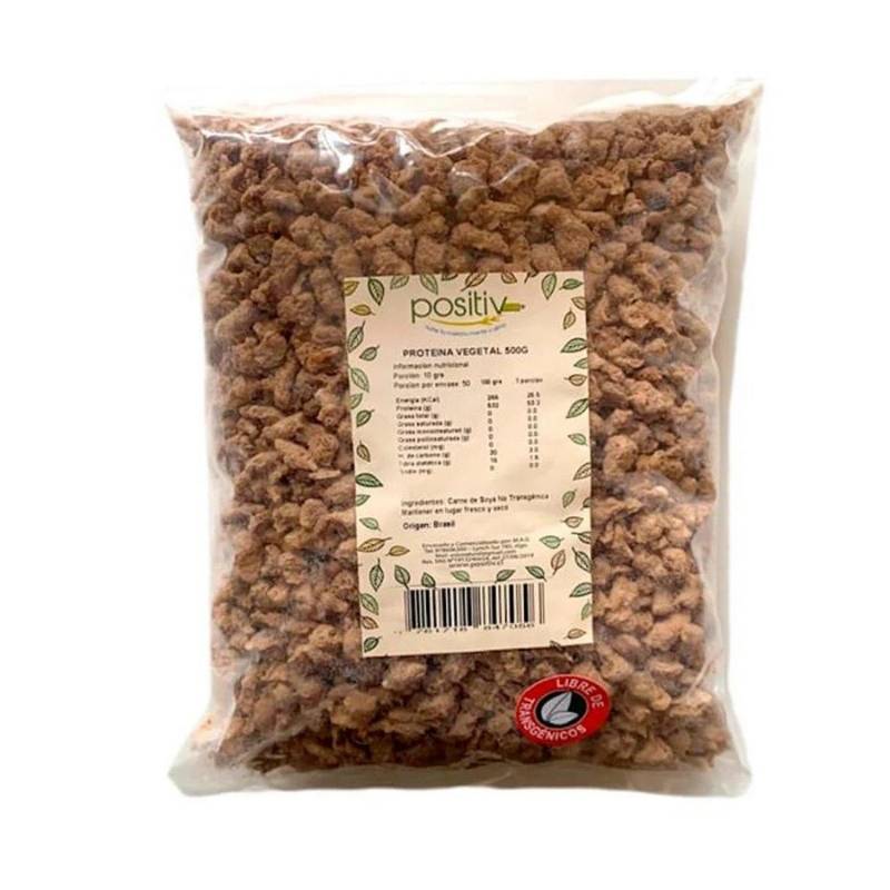 Proteina Vegetal Fina de Soya Positiv 500 Gr - POSITIV - Aldea Nativa