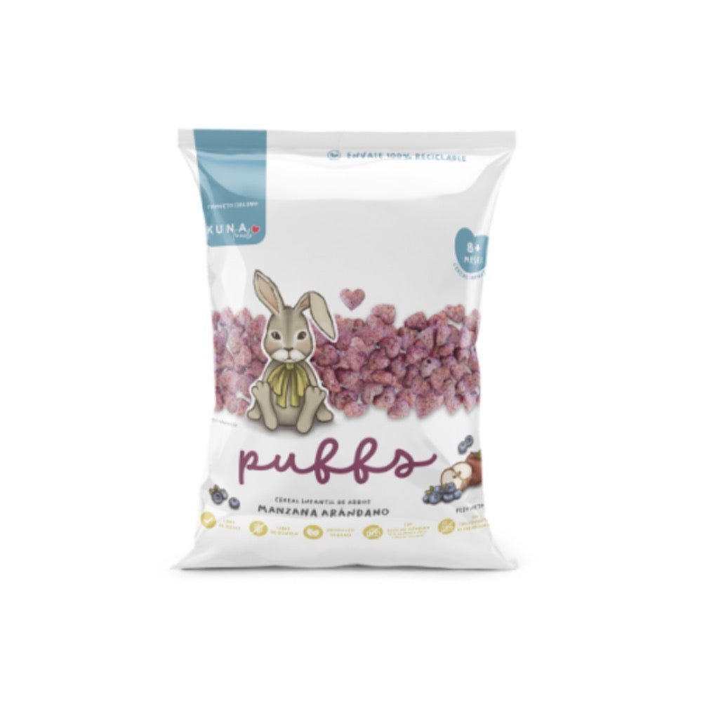 Puffs Manzana Arandano Kuna Foods 10 Gr - KUNA FOODS - Aldea Nativa