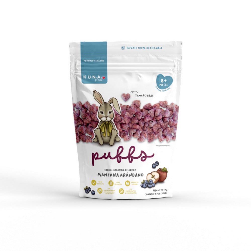 Puffs Manzana Arandano Kuna Foods 50 Gr - KUNA FOODS - Aldea Nativa