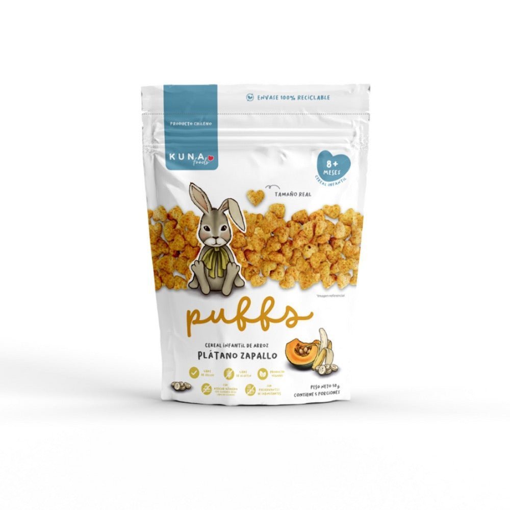 Puffs Platano Zapallo Kuna Foods 50 Gr - KUNA FOODS - Aldea Nativa