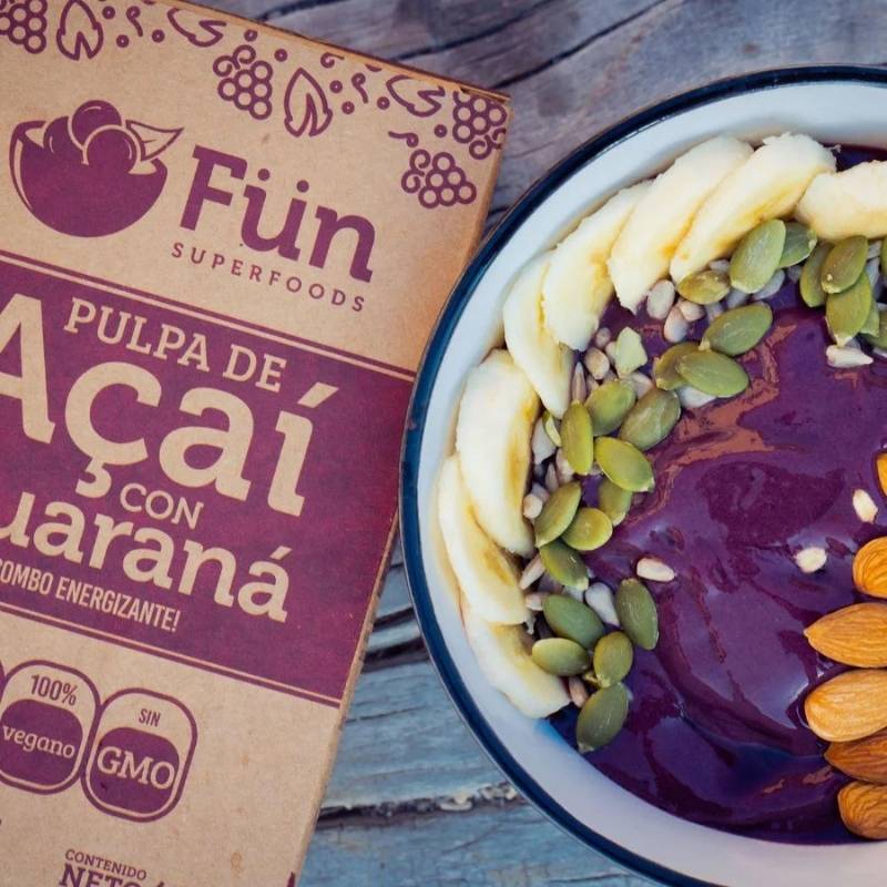 Pulpa Acaí Guaraná Fun Superfoods 400 Gr - FUN SUPERFOODS - Aldea Nativa