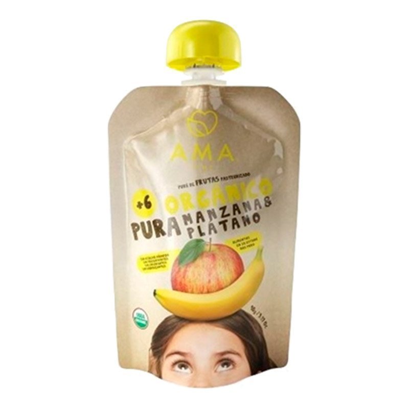 Pure Manzana Platano Org Ama 90 Gr - AMA - Aldea Nativa