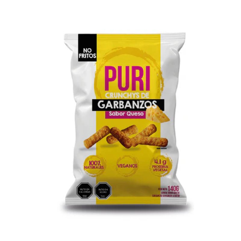 Puri crunchys salado queso 140 gr Puri - PURISNACKS - Aldea Nativa