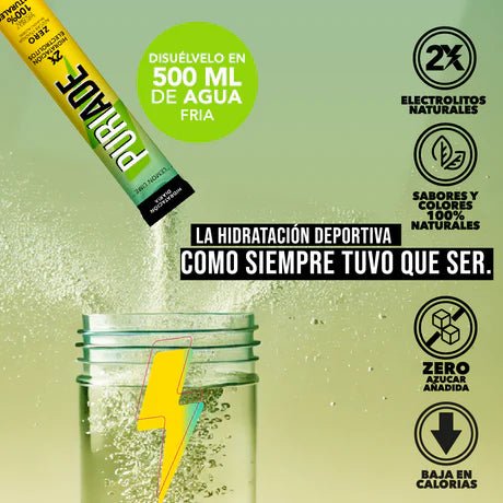 Puri Lemon Lime Doypack 12 un Drinkpuri - PURIDRINKS - Aldea Nativa