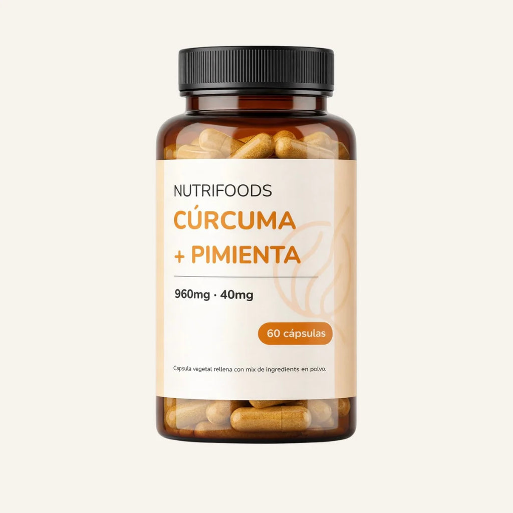 Curcuma + pimienta 60 CAP NUTRIFOODS