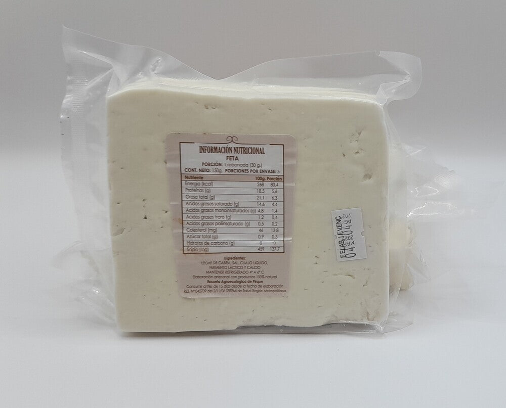 Queso de cabra feta 200 gr Fundación Origen - FUNDACION ORIGEN - Aldea Nativa