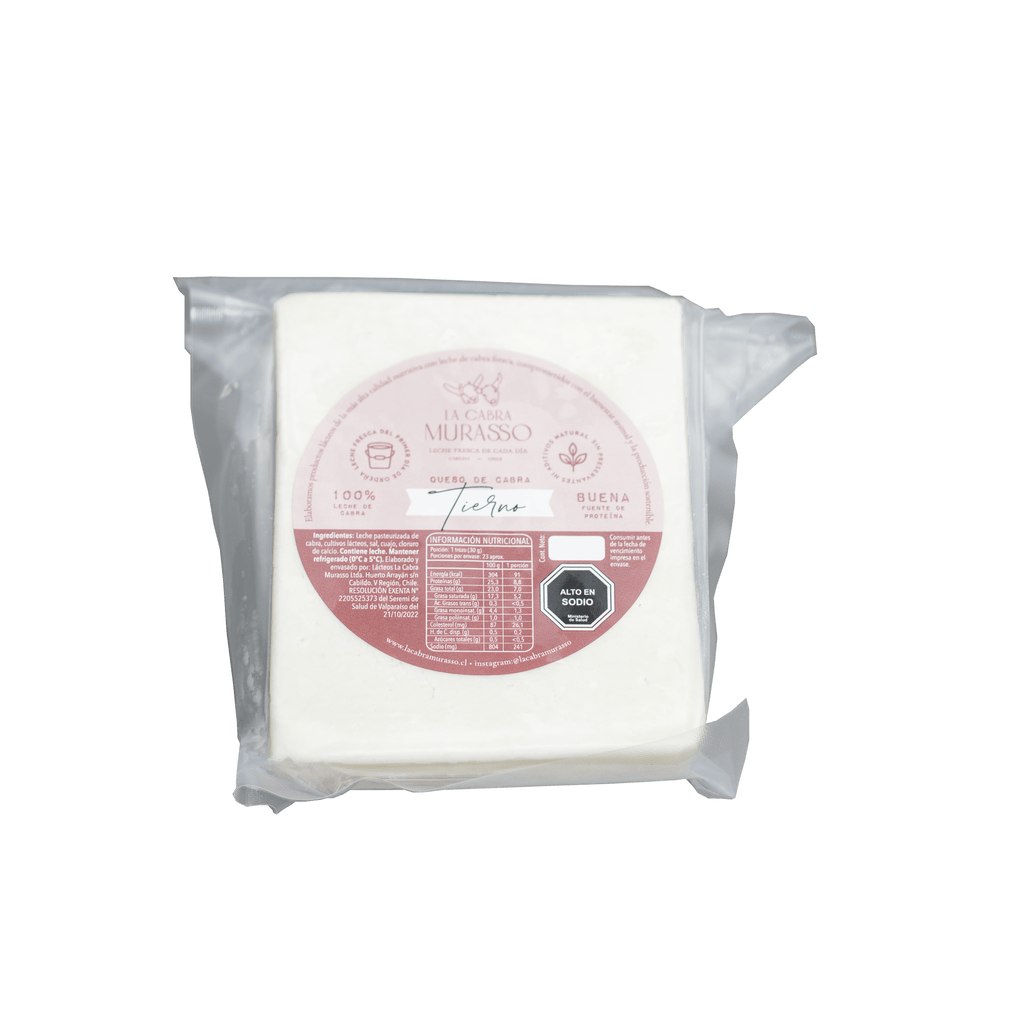 Queso De Cabra Tierno La Cabra Murasso 200 Gr - LA CABRA MURASSO - Aldea Nativa