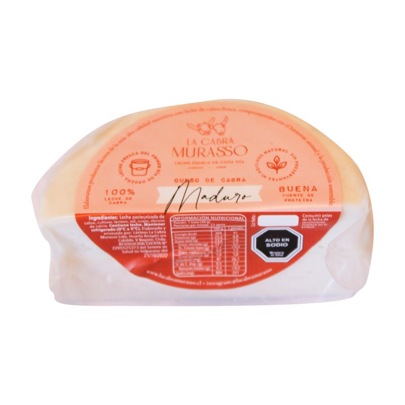 Queso De Cabra Tierno La Cabra Murasso 200 Gr - LA CABRA MURASSO - Aldea Nativa