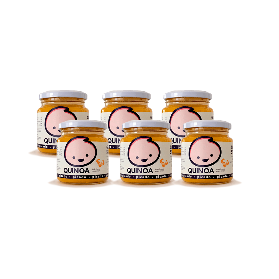 Pack 6 picado de quinoa 220 GR GUAGUASTAR