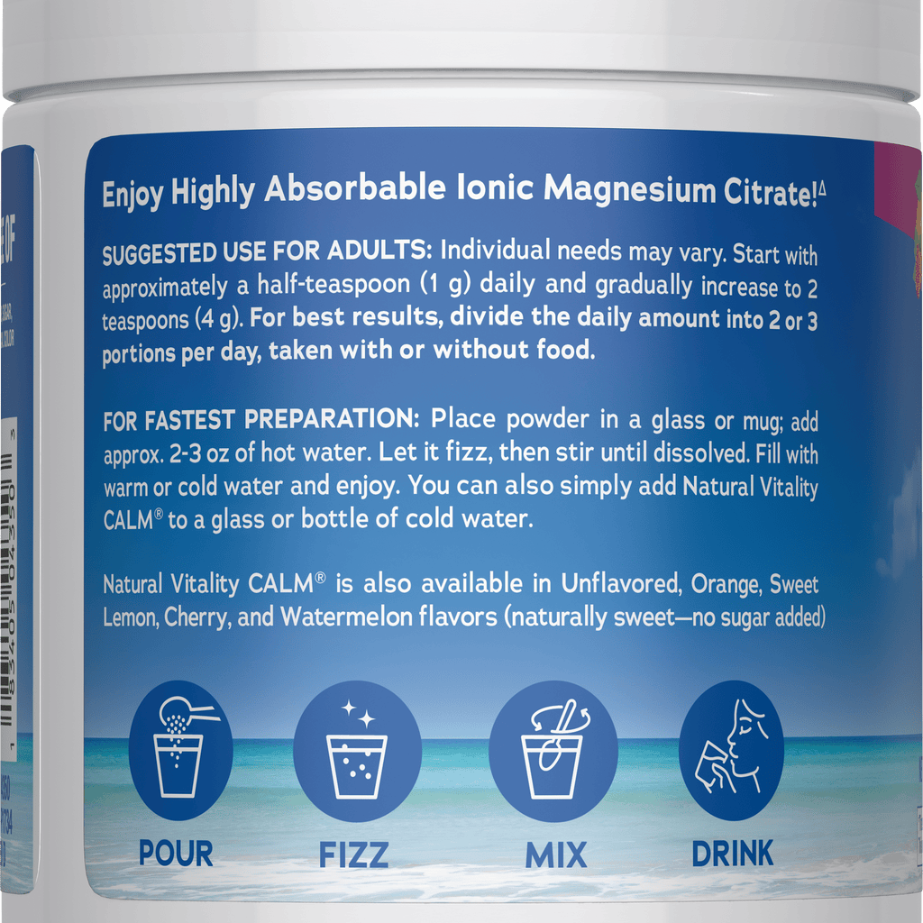 RASPBERRY LEMON EN POLVO 227 GR CALM - CALM - Aldea Nativa