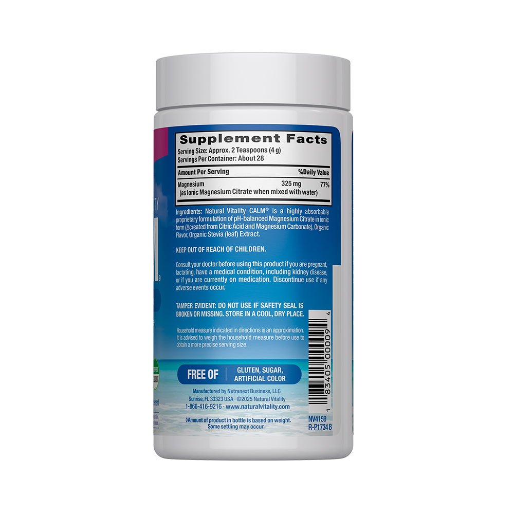 Rasperry lemon en polvo 113 gr Calm - CALM - Aldea Nativa