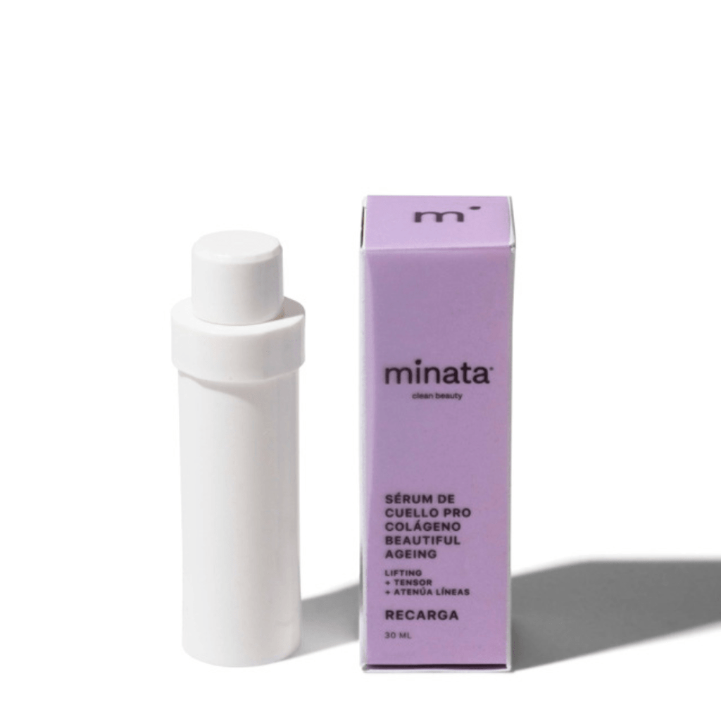 Recarga Serum de cuello pro colageno Beautiful ageing 30 ml Minata - MINATA - Aldea Nativa