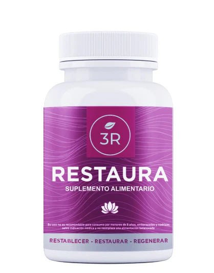 Restaura Uñas Piel y Cabello 3R 60 Cap - 3R - Aldea Nativa