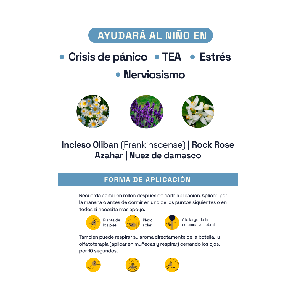 Roll On Niños Estoy en calma 50 ml Naturel - NATUREL - Aldea Nativa