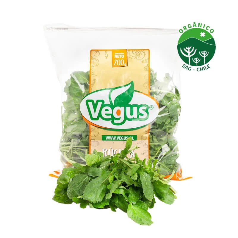 Rucula orgánica bolsa de 150 gr - VEGUS - Aldea Nativa