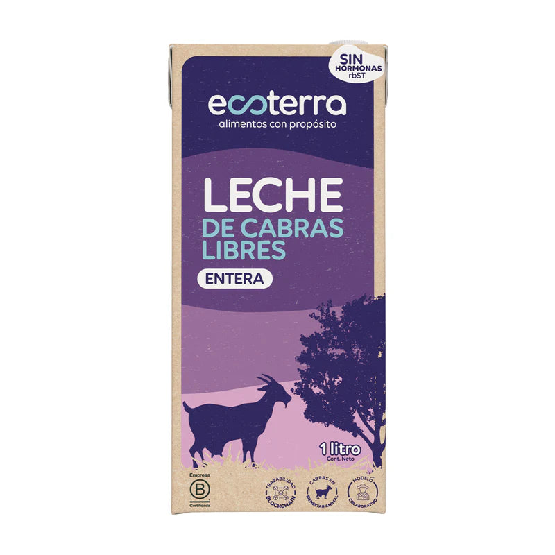 Leche Entera Cabras Libres Ecoterra 1 Lt