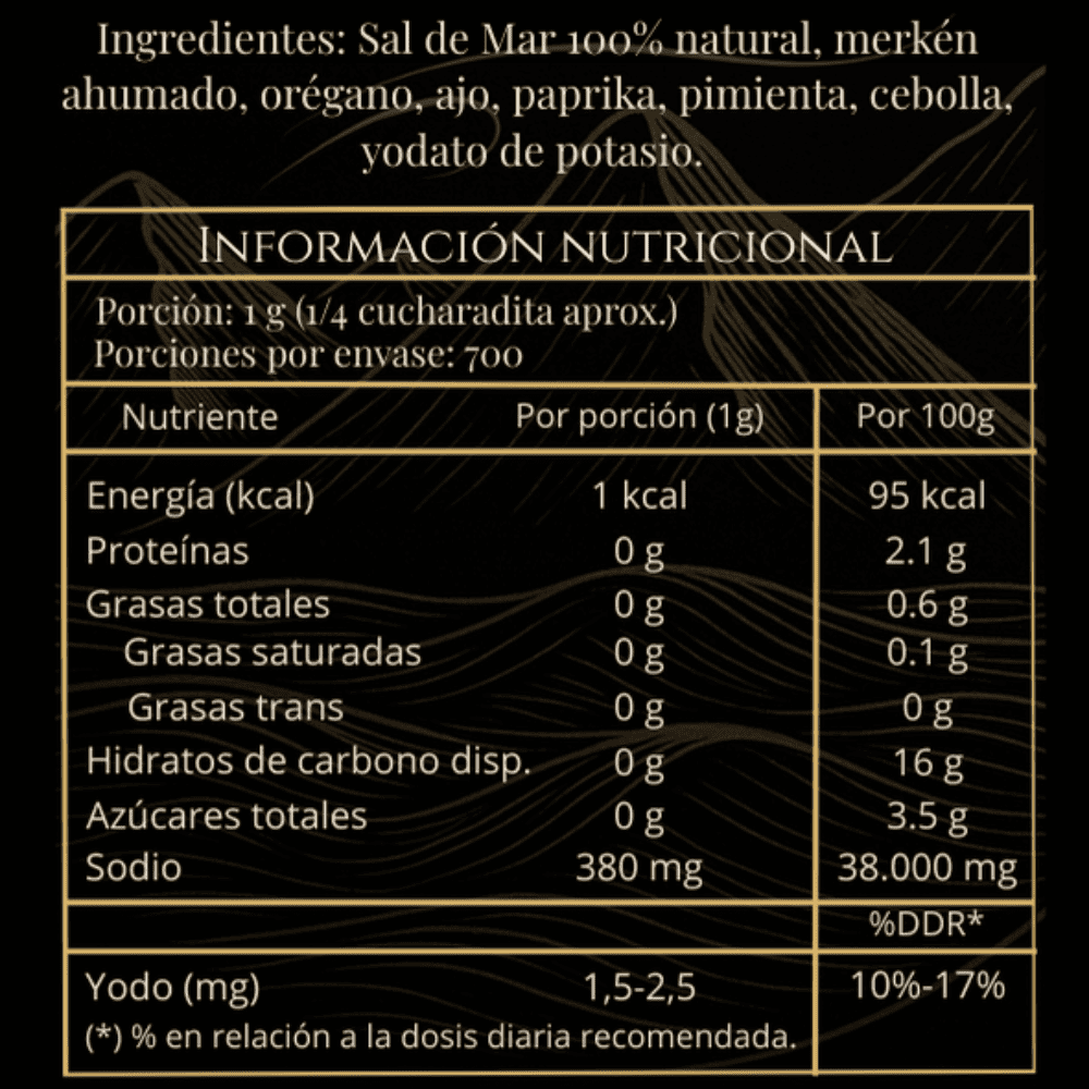Sal Chimichurri 700 gr Brisa Brava - BRISA BRAVA - Aldea Nativa