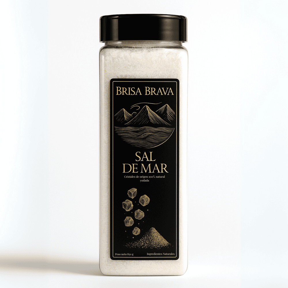 Sal de mar 850 gr Brisa Brava - BRISA BRAVA - Aldea Nativa