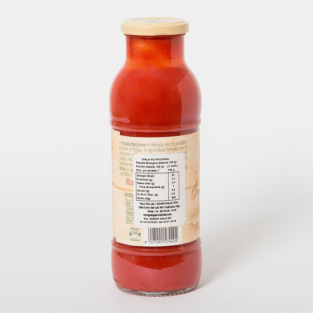 Salsa Tomate Bio Granoro 700 Gr - GRANORO - Aldea Nativa