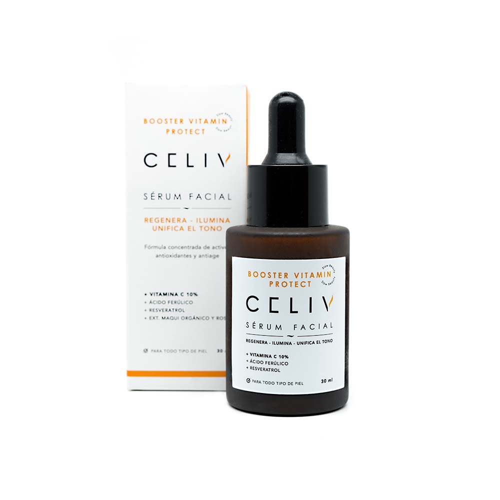 Serum Antioxidante Antiage Booster Vitamin Protect Celiv 30 Ml - CELIV - Aldea Nativa