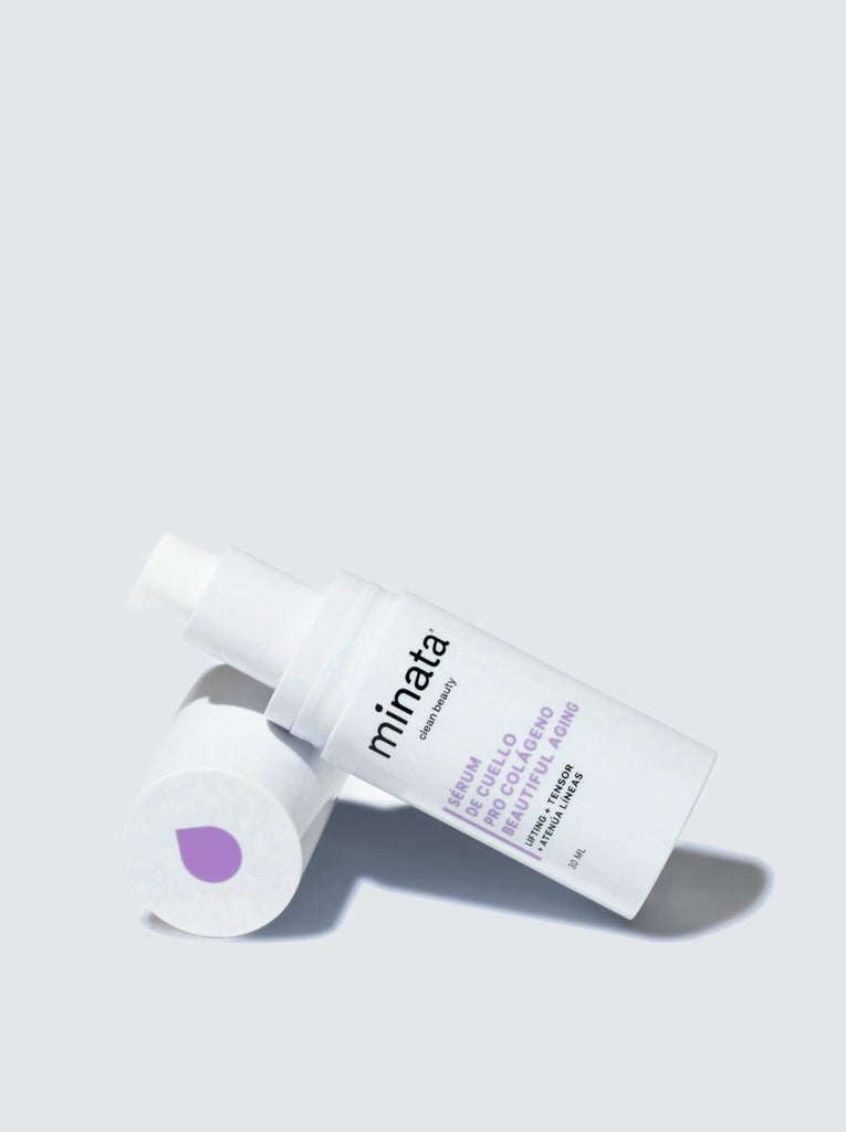 Serum cuello pro colageno Beautiful aging 30 ml Minata - MINATA - Aldea Nativa
