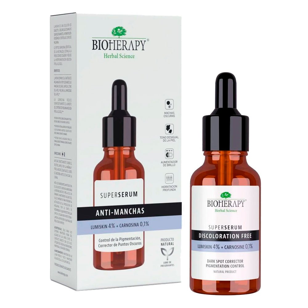 Serum Lumiskin Antimanchas Bioherapy 30 Ml - BIOHERAPY - Aldea Nativa