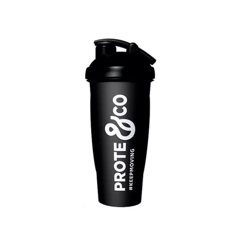 Shaker negro 600 ml Prote&Co - PROTE&CO - Aldea Nativa