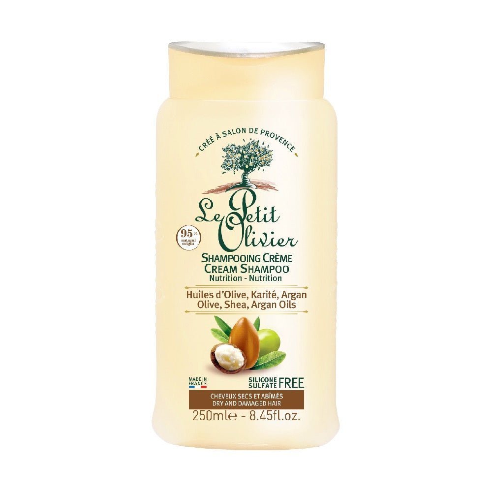 Shampoo Cabello Seco y Dañado Vegano Le Petit Olivier 250 Ml - LE PETIT OLIVIER - Aldea Nativa