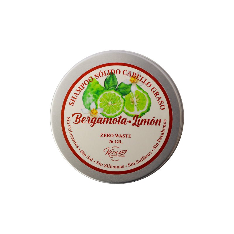 Shampoo en pastillas Bergamota - Limón un Kern - KERN - Aldea Nativa