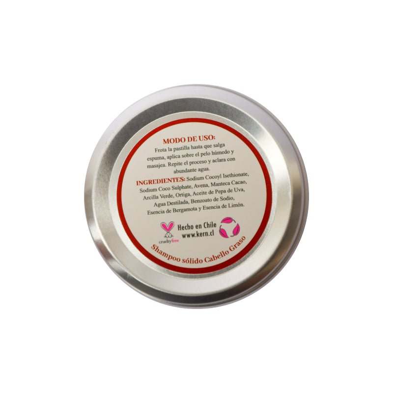 Shampoo en pastillas Bergamota - Limón un Kern - KERN - Aldea Nativa