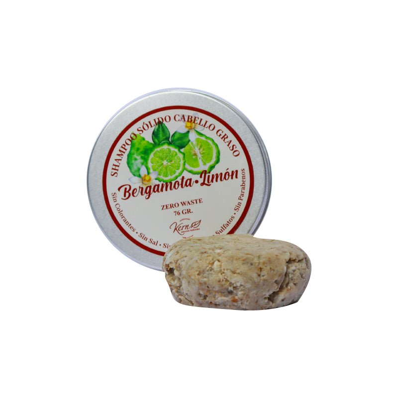 Shampoo en pastillas Bergamota - Limón un Kern - KERN - Aldea Nativa