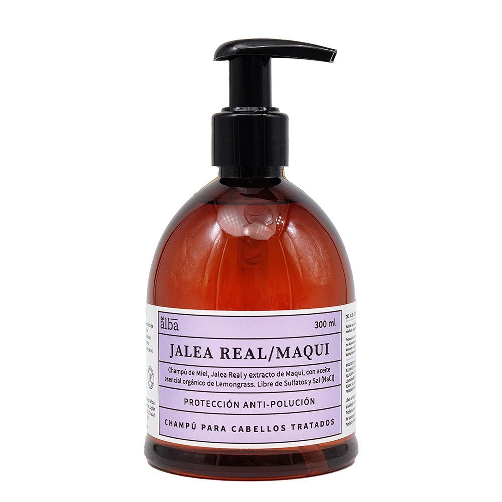 Shampoo Maqui Jalea Real Sin Sulfatos Apicola del Alba 300 Ml - APICOLA DEL ALBA - Aldea Nativa