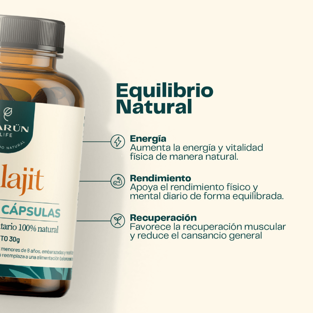 Shilajit 60 cap KARUN LIFE - KARUN LIFE - Aldea Nativa