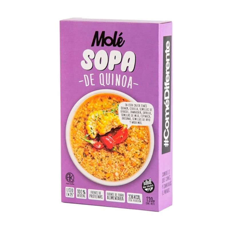 Sopa De Quinoa Mole 120 Gr - MOLE - Aldea Nativa