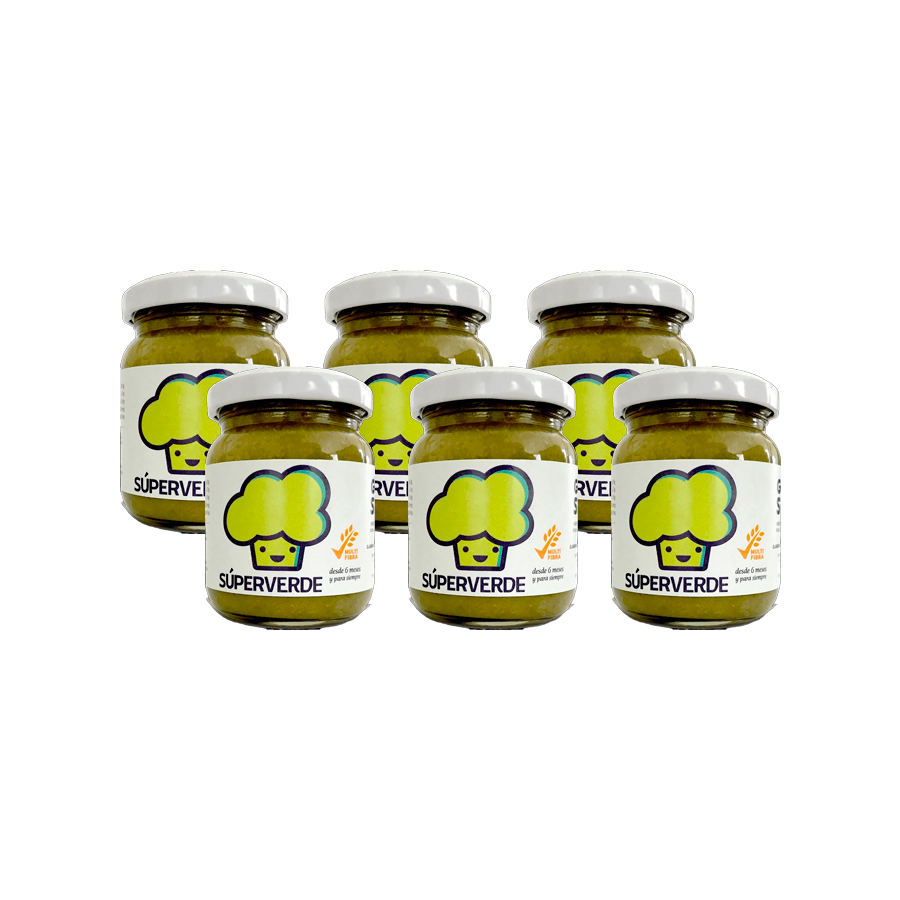 Pack 6 colado de super verde 120 GR GUAGUASTAR