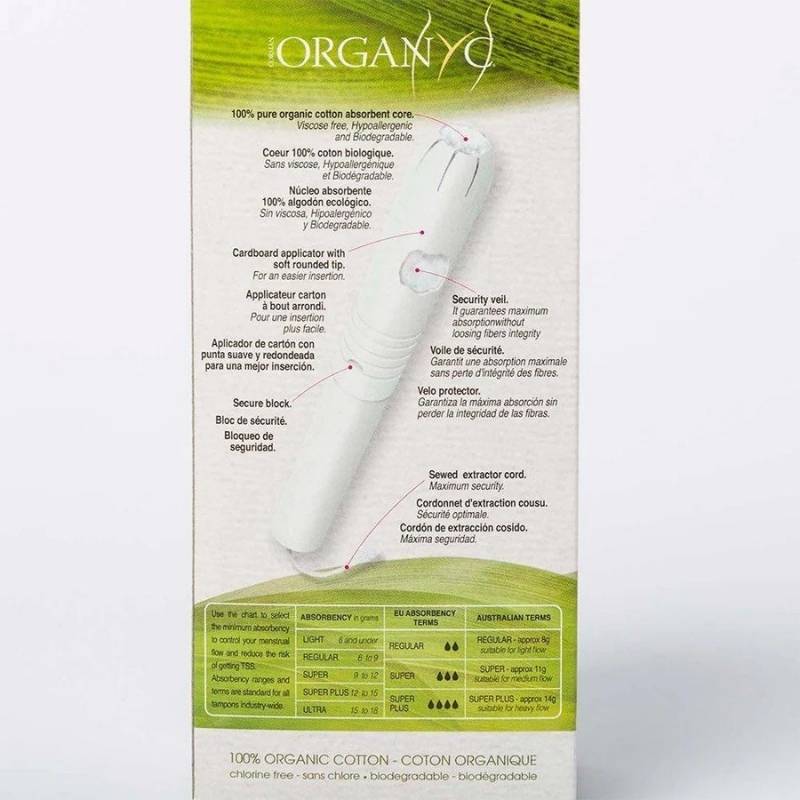 Tampon Super Organyc - ORGANYC - Aldea Nativa