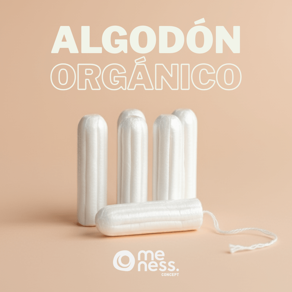 Tampones Digitales Algodón Orgánico 10u Meness Concept - MENESS CONCEPT - Aldea Nativa